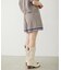 TRIMMED GINGHAM CHECK SHORTS