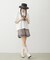 TRIMMED GINGHAM CHECK SHORTS