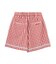 TRIMMED GINGHAM CHECK SHORTS