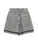 TRIMMED GINGHAM CHECK SHORTS