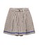 TRIMMED GINGHAM CHECK SHORTS