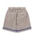 TRIMMED GINGHAM CHECK SHORTS