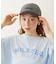 CUT OUT LOGO PLAID NYLON CAP