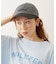 CUT OUT LOGO PLAID NYLON CAP