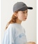 CUT OUT LOGO PLAID NYLON CAP