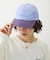 CUT OUT LOGO PLAID NYLON CAP