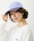 CUT OUT LOGO PLAID NYLON CAP