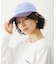 CUT OUT LOGO PLAID NYLON CAP