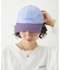 CUT OUT LOGO PLAID NYLON CAP
