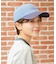 CUT OUT LOGO PLAID NYLON CAP