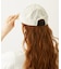 CUT OUT LOGO PLAID NYLON CAP