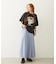 FLOWER SAGARA EMBROIDERY WIDE S/S TEE