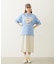 FLOWER SAGARA EMBROIDERY WIDE S/S TEE