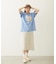 FLOWER SAGARA EMBROIDERY WIDE S/S TEE