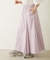 PLAID PATTERN LONG SKIRT