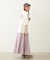 PLAID PATTERN LONG SKIRT