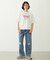 HEART FLOWER EMBROIDERY S/S TEE