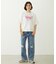 HEART FLOWER EMBROIDERY S/S TEE