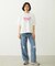 HEART FLOWER EMBROIDERY S/S TEE