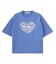HEART FLOWER EMBROIDERY S/S TEE