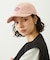 LABEL TWILL CAP