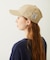 LABEL TWILL CAP