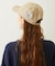 LABEL TWILL CAP