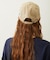 LABEL TWILL CAP