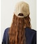 LABEL TWILL CAP