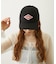 LABEL TWILL CAP