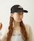 LABEL TWILL CAP