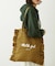 FRILLED TARTAN TOTE BAG