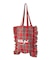 FRILLED TARTAN TOTE BAG