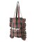 FRILLED TARTAN TOTE BAG