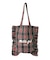 FRILLED TARTAN TOTE BAG