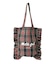 FRILLED TARTAN TOTE BAG