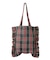 FRILLED TARTAN TOTE BAG
