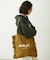 FRILLED TARTAN TOTE BAG