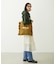 FRILLED TARTAN TOTE BAG
