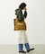 FRILLED TARTAN TOTE BAG