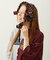 FRILLED TARTAN EARMUFFS