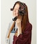 FRILLED TARTAN EARMUFFS