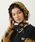 FRILLED TARTAN EARMUFFS