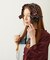 FRILLED TARTAN EARMUFFS