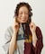 FRILLED TARTAN EARMUFFS