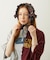 FRILLED TARTAN EARMUFFS