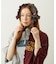 FRILLED TARTAN EARMUFFS