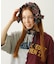 FRILLED TARTAN EARMUFFS