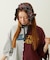 FRILLED TARTAN EARMUFFS