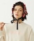 FRILLED TARTAN EARMUFFS